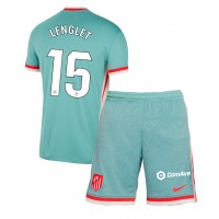 Atletico Madrid Clement Lenglet #15 Udebane Trøje Børn 2024-25 Kortærmet (+ Korte bukser)